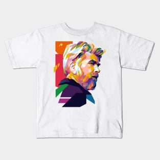 Karl Ove Knausgard Popart Kids T-Shirt